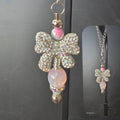 Water bottle charm - Bedazzled bow